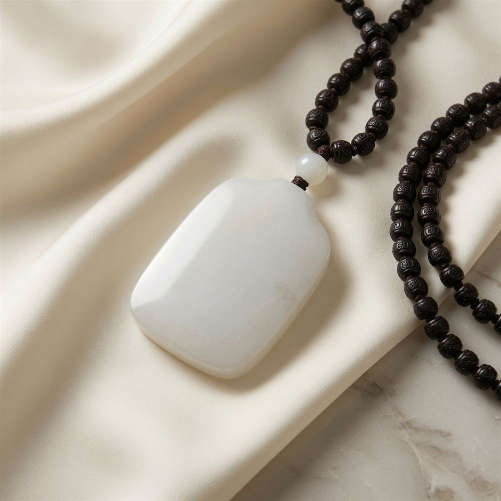 Plain Jade Tag Pendant